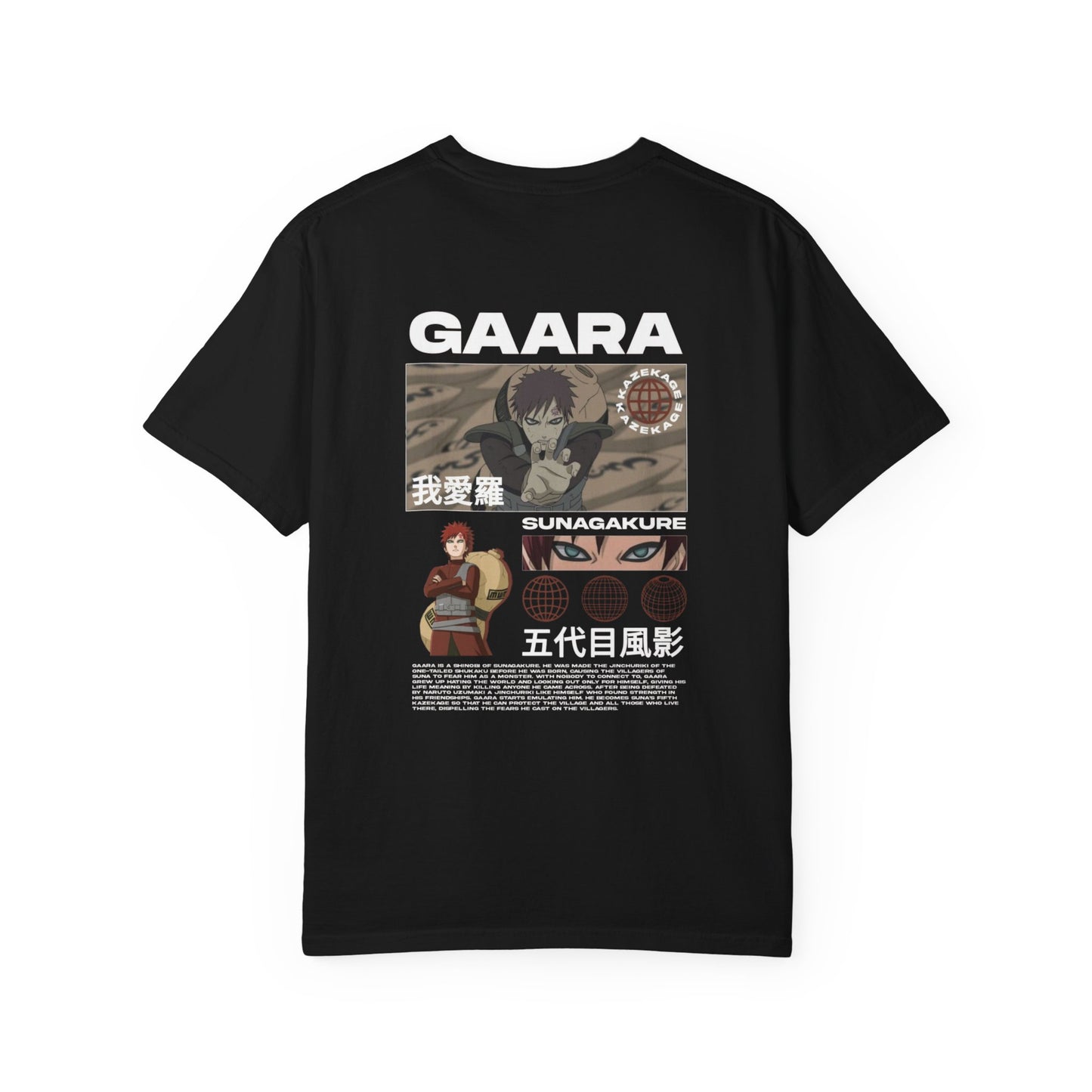 Gaara T-Shirt | Sand. Silence. Survival.