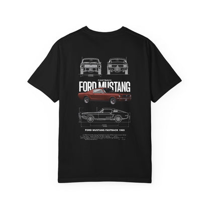 Ford Mustang ’65 Tee — Raw, Classic, Beast